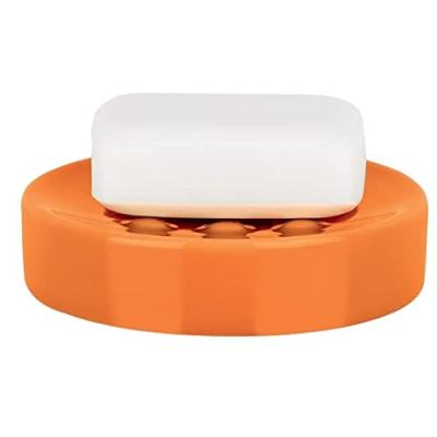 SPIRELLA Porte savon C&eacute;ramique tube Orange - Orange - 
