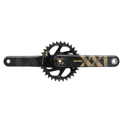 SRAM P&eacute;dalier VTT  XX1 Eagle 12 vitesses DM - DUB, Gold