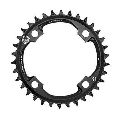 SRAM  X-Sync 2 34T 104 Bcd Alum 12 Vitesse Noir Chainring Unisex-Adult