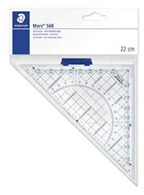 STAEDTLER  Equerre g,om,trique, Hypoth,nuse 220 mm,