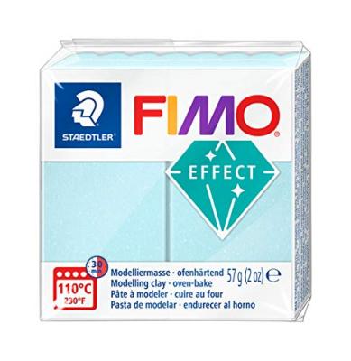 FIMO P&acirc;te  56 g Effect Pierre pr&eacute;cieuse - Quartz bleu - 8020.306