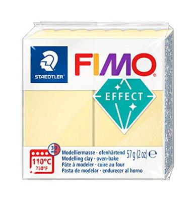 STAEDTLER P&acirc;te Fimo Effect Jaune citrine 106 - 56 gr - Fimo - couleur variant