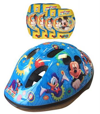  MICKEY Combo Set de Protection Casque + Coudi&egrave;res/Genouill&egrave;re