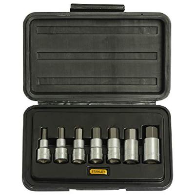 STANLEY  coffret 7 douilles 6 pans 1/2`