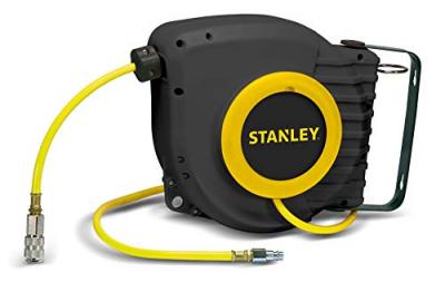 STANLEY  Enrouleur air comprim&eacute; &agrave; retour automatique Longueur 9 m&egrave;tres