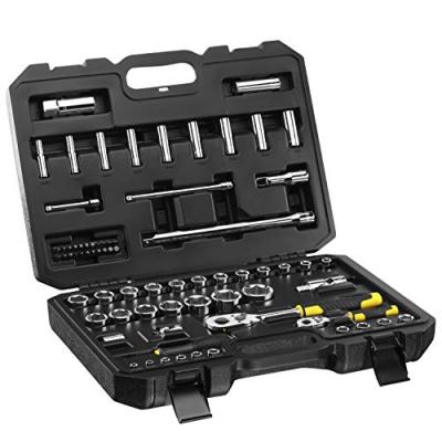 STANLEY  Coffret de douilles 1/4"" + 1/2"", jeu de 72 pcs - STMT82831-1