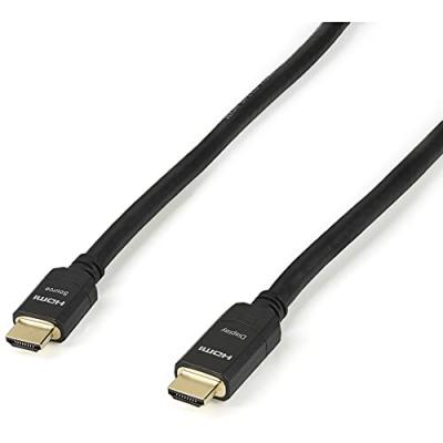 Startech 20m 65ft Active Hdmi Cable M/m Noir