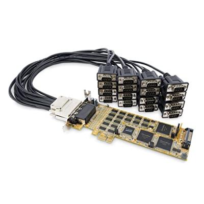 STARTECH  Carte PCI Express &agrave; 16 ports s&eacute;rie DB9 RS232