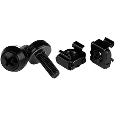 STARTECH Connectique PC >   Connectique PC  M5 Screws & Cage Nuts - 50 Pack Black