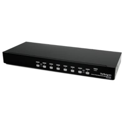 STARTECH.COM Commutateur kvm usb dvi 8 ports a montage en rack 1u