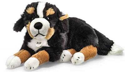 Steiff Senni Bernese mountain dog, black/brown/white - 45cm