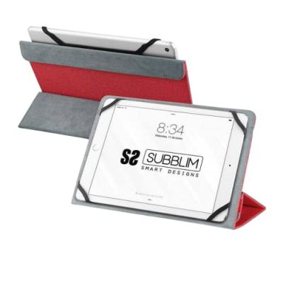 SUBBLIM  Freecam 10.1&acute;&acute; Double Sided Cover Rouge
