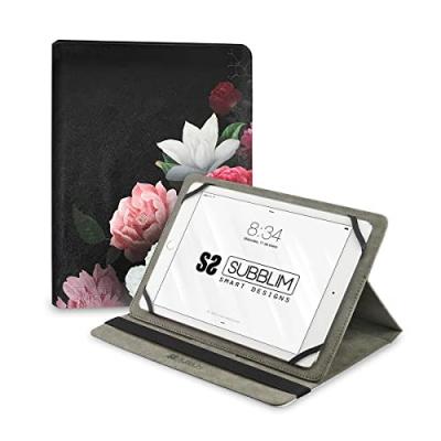 SUBBLIM  Trendy Case Etui Universel Roses pour Tablette jusqu'&agrave; 11