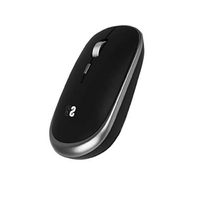 SUBBLIM Mini souris sans fil  Wireless/jusqu'&agrave; 1600 DPI/gris sid&eacute;ral