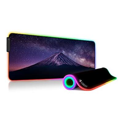 SUBBLIM Tapis de souris de jeu &eacute;tendu  Monta&ntilde;a XL RGB