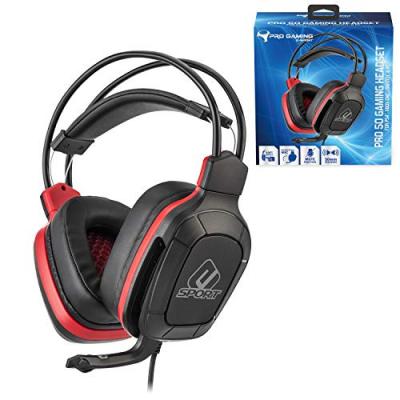 SUBSONIC SAS SuBsonic Pro Gaming 50 - Red Sports Edition - micro-casque - circum-aural - filaire - jack 3,5mm