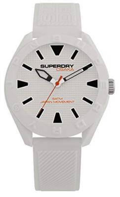 SUPERDRY Montre SYG243W - Montre Osaka Silicone Blanc  Montres