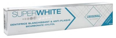 SUPERWHITE  Dentifrice Blanchissant & Anti-Plaque 75 ml - Tube 75 ml