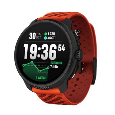 SUUNTO Montre connect&eacute;e  Race 2 Orange corail