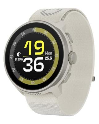SUUNTO Montre connect&eacute;e  Run Bluetooth Gris avec bracelet textile nylon Gris