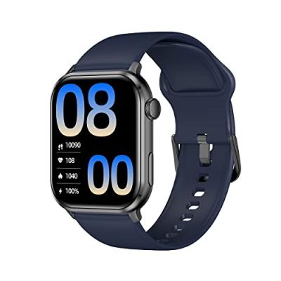  Smarty Montre connect&eacute;e mixte SW043C - Bracelet Silicone Bleu