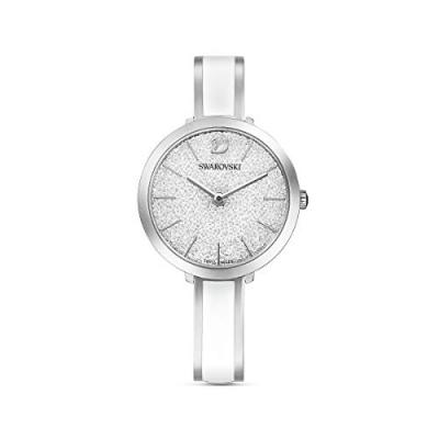 SWAROVSKI  Montre Crystalline Delight, Bracelet en m&eacute;tal, Blanc, Acier inoxydable