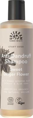 URTEKRAM Sweet Ginger Flower - Start Over, Shampooing Antipelliculaire 250 ml