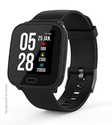 SWISSTONE Bracelet connect&eacute;  SW 610 HR noir