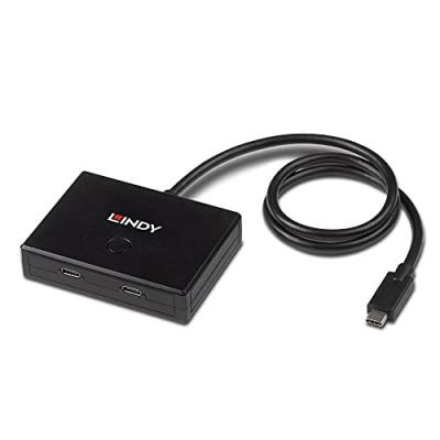 LINDY  Switch bidirectionnel USB 3.2 Gen 1 Type C, 2 Ports