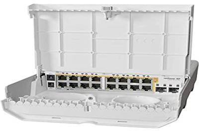 MIKROTIK  netPower 16P L2/L3 Gigabit Ethernet CRS318-16P-2S+OUT