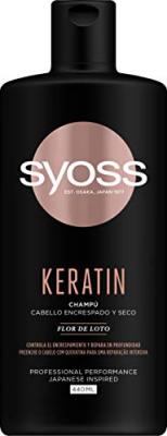 SYOSS Keratin champ&uacute; cabello encrespado y seco 440 ml