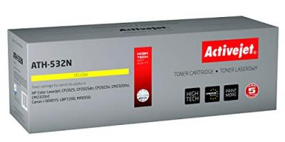 ACTIVEJET Toner  ath-532n jaune 2,800 str. hp cc532a (304a), canon crg-7 action expacjthp0093