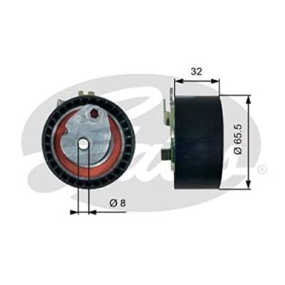 GATES Poulie-tendeur courroie de distribution PowerGrip&reg; T43238 