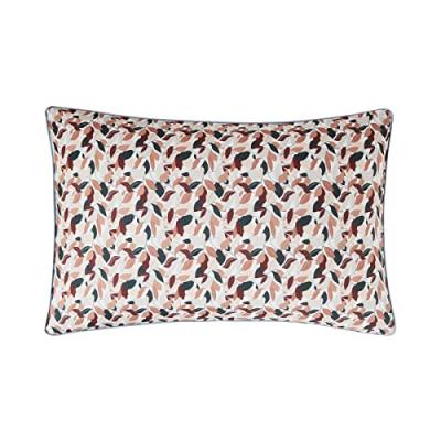 ESSIX Taie d'oreiller imprim&eacute;e en percale de coton, Murmure