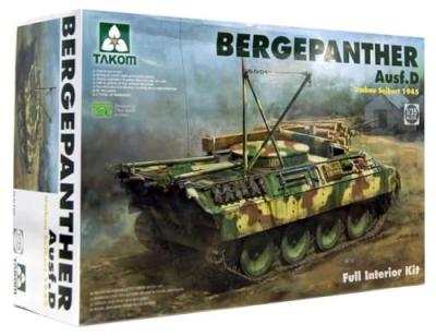  Maquette Takom Bergepanther Ausf.D Ensemble int&eacute;rieur complet- 1/35 -