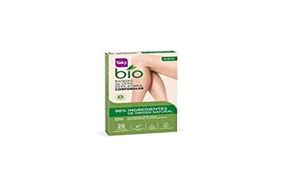 TAKY BIO NATURAL 0% bandas de cera corporales depilatorias 20 u
