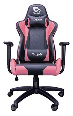 TALIUS , TECH 4 U  Gecko V2 Chaise de Gaming avec Bras Fixes Noir Rose, Plastique