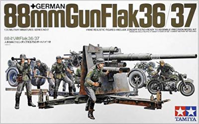 TAMIYA  300035017 Figurines de la 2&egrave;me Guerre Mondiale &agrave; l'&eacute;chelle 1:35&nbsp; avec v&eacute;hicules