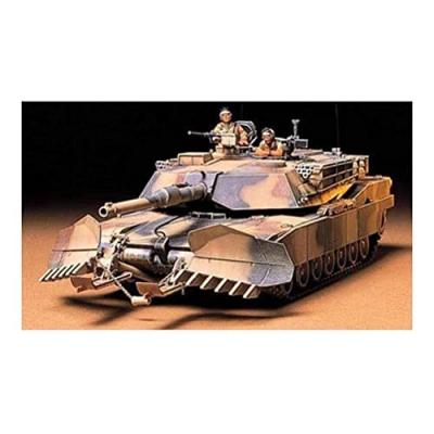 TAMIYA Maquette  M1A1 Abrams avec charrue &agrave; d&eacute;miner- 1/35 - Maquette m