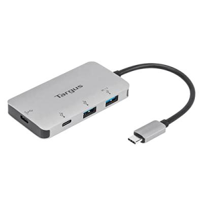 TARGUS  ACH228 USB-C 2x USB-A+2x USB-C Argent