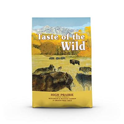 TASTE OF THE WILD  Prairie &eacute;lev&eacute;e avec Venison r&ocirc;tie et Bison 2 kg