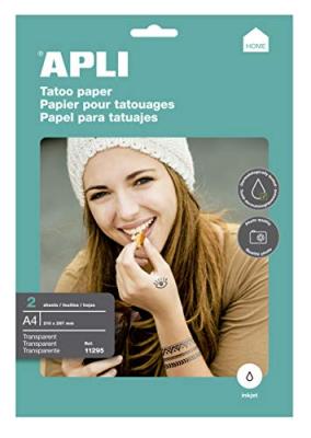 APLI AGIPA Papier pour tatouage et transfert (jet d'encre) x 2 - 