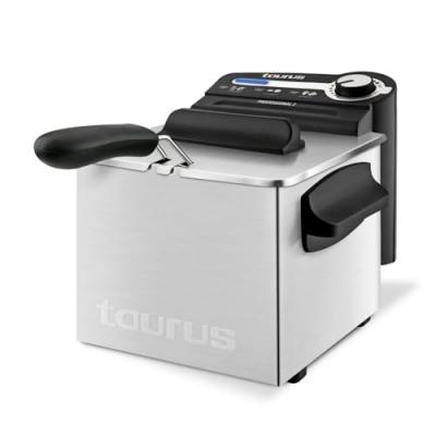 TAURUS Friteuse  Professional 2 Plus avec syst&egrave;me de filtration d'huile 2L
