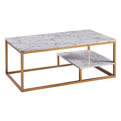 Table basse moderne versanora marmo effet marbre pour salon vnf-00036