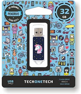 TECH ONE TECH TechOneTech Cl&eacute; USB Tech Unicornio Dream M&eacute;moire USB 2.0 32 Go
