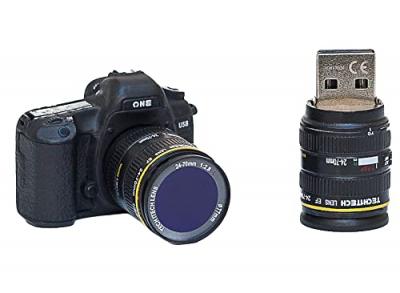 GLOBAMAS, S L Tech One Tech Photo Camera Perfect One Usb 2.0 32gb Pendrive Noir