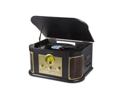 TECHNAXX  TX-103 Platine USB entra&icirc;nement par courroie marron antique