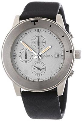 TECTONIC Montre  en Cuir Noir/41-6900-84