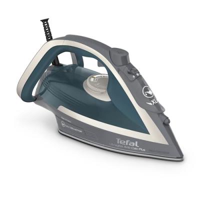 TEFAL  FV6842 Ultragliss Anticalcaire Plus Fer &agrave; Vapeur, Turquoise/Gris