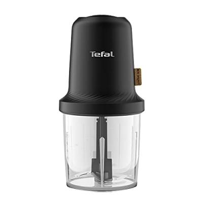 TEFAL Mq80e8 0.5l 500w 2 lames amovibles plastique acier inoxydable noir